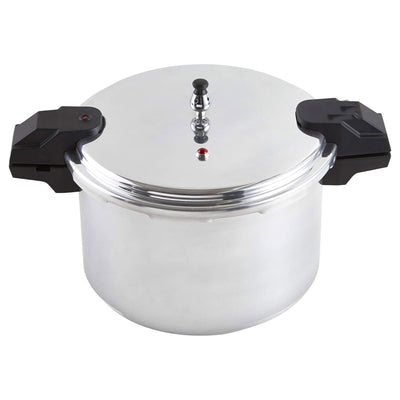 Mirro 16-Quart Aluminum Pressure Cooker and Canner Cookware, Silver (Open Box)
