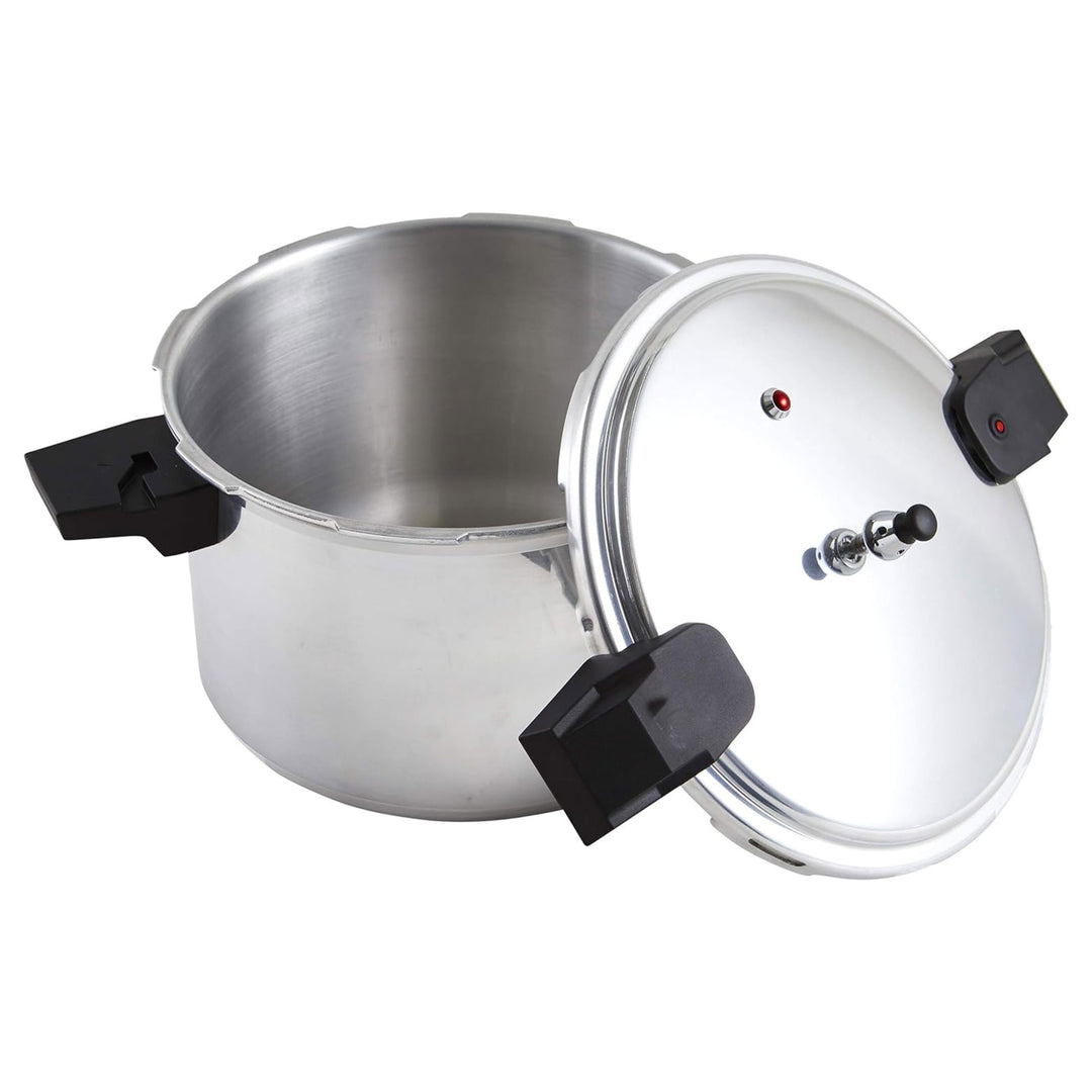 Mirro 16-Quart Polished Aluminum Pressure Cooker and Canner Cookware, Silver