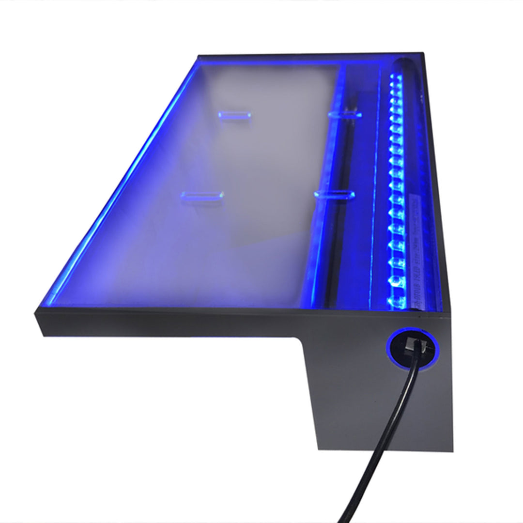 Pondmaster LED Lighted Waterfall 12 inch Spillway for Gardens or Pools(Open Box)
