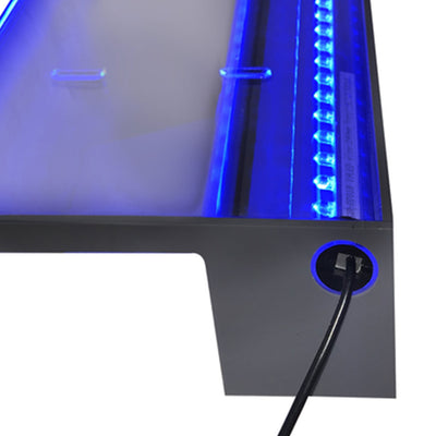 Pondmaster LED Lighted Waterfall 12 inch Spillway for Gardens or Pools, Blue