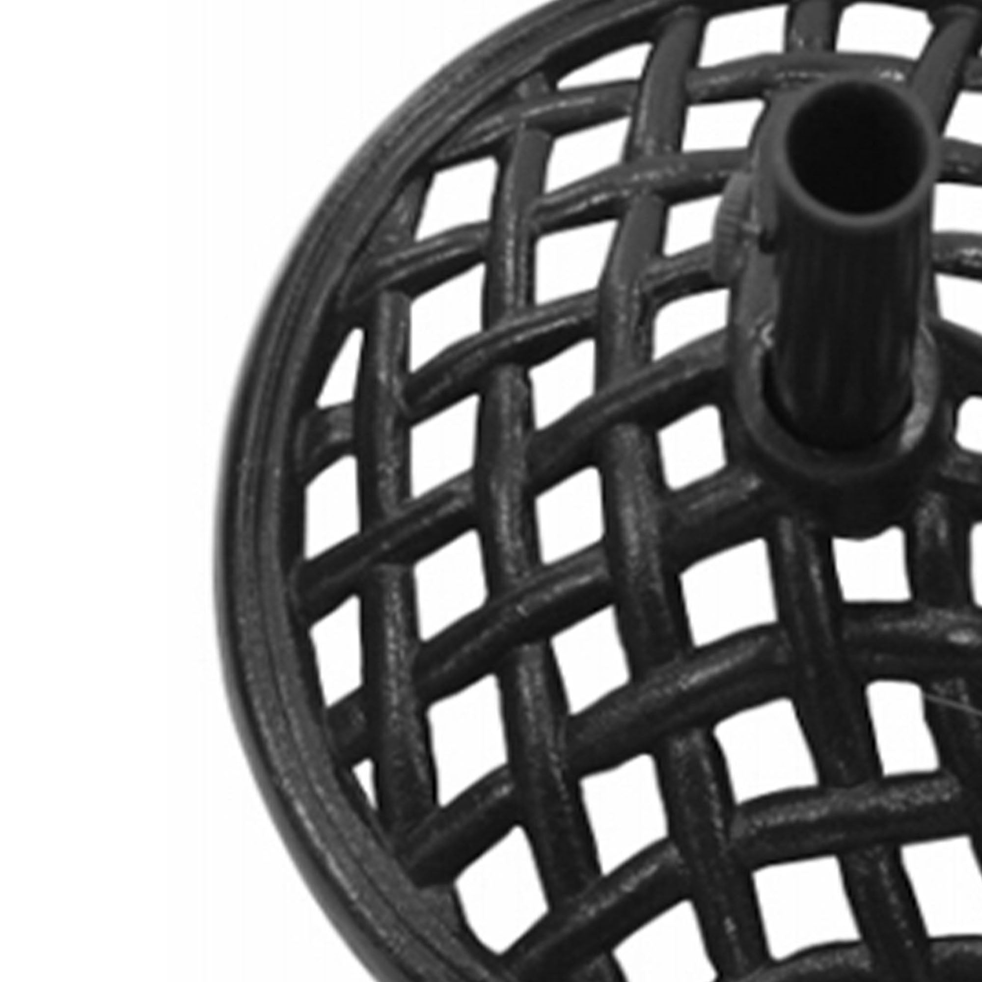 Four Seasons Courtyard Canmore 19" Cast Iron Patio Umbrella Base,Black(Open Box) - VMInnovations