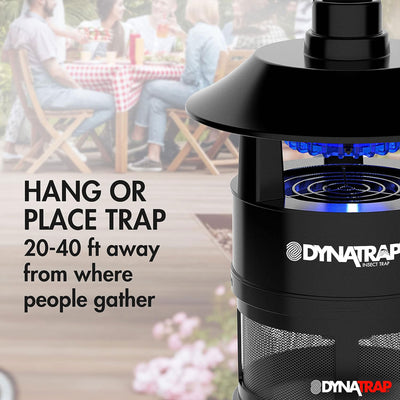 Dynatrap Titanium Patio Camping Mosquito Shield Lantern Trap, 1/4 Acre Coverage - VMInnovations