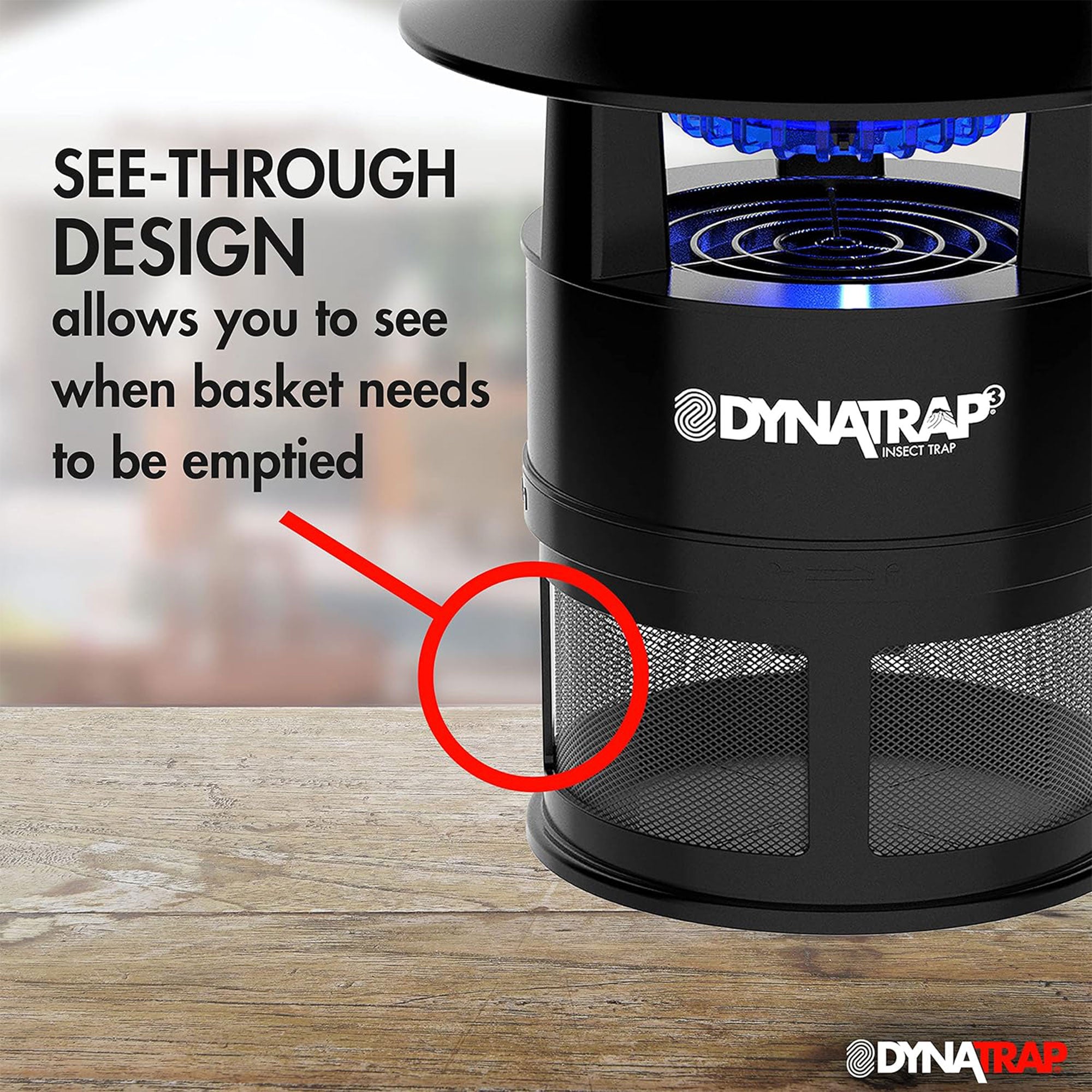 Dynatrap Titanium Patio Camping Mosquito Shield Lantern Trap, 1/4 Acre Coverage - VMInnovations