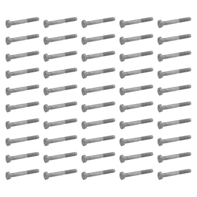 Hillman Galvanized 3/8 x 4 Inch Hex Bolts, Wood-Wood/Metal-Metal, (50pk) (Used)