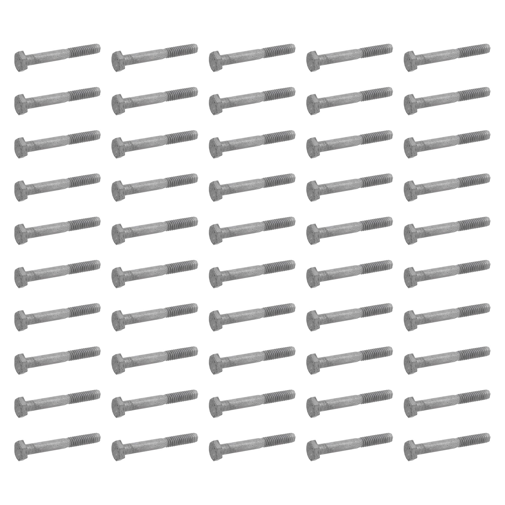 Hillman Galvanized 3/8 x 4 Inch Hex Bolts, Wood-Wood/Metal-Metal, (50pk) (Used)