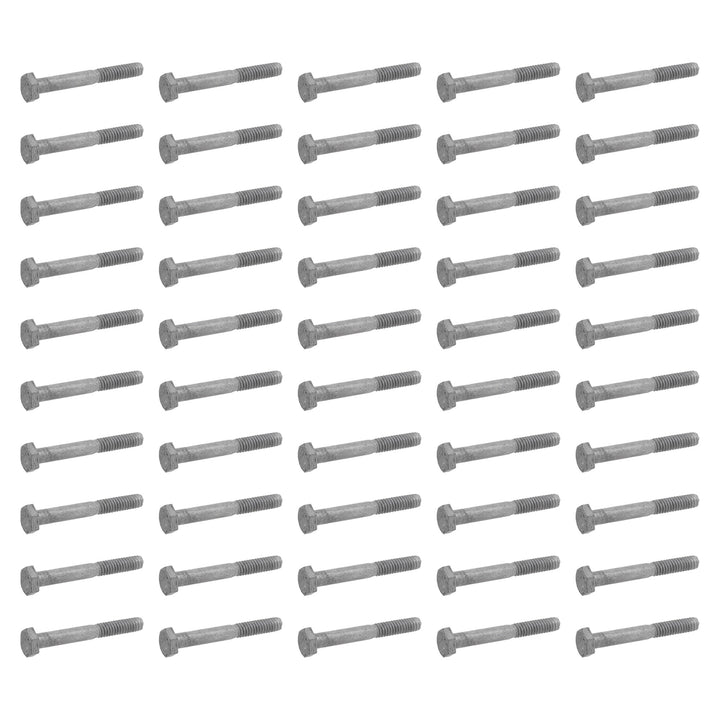 Hillman Galvanized 3/8 x 4 Inch Hex Bolts, Wood-Wood/Metal-Metal, (50pk) (Used)
