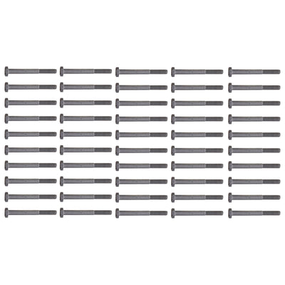 Hillman Galvanized 0.5 x 3 Inch Hex Bolts, Wood to Wood/Metal to Metal (50 Pack)