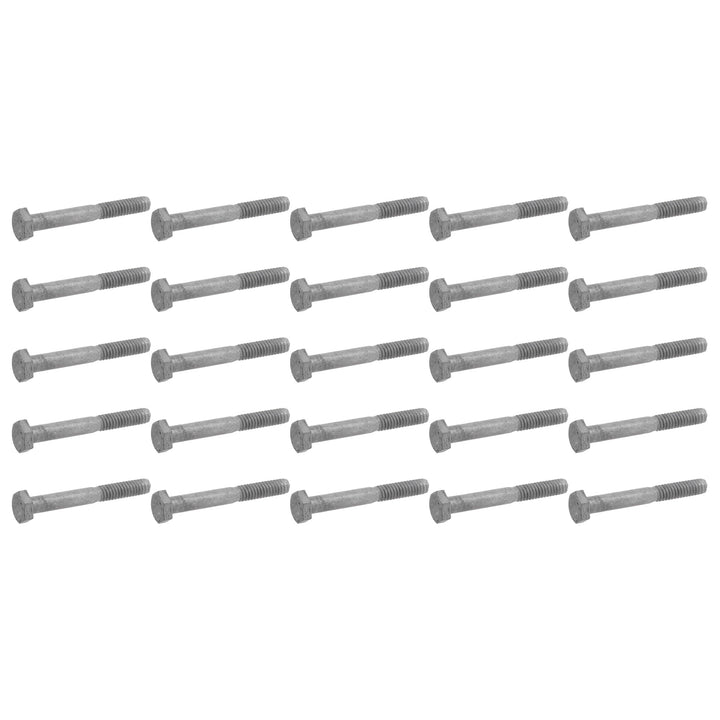 Hillman Galvanized .5 x 4 Inches Hex Bolts, Wood-Wood/Metal-Metal (25 Pack)