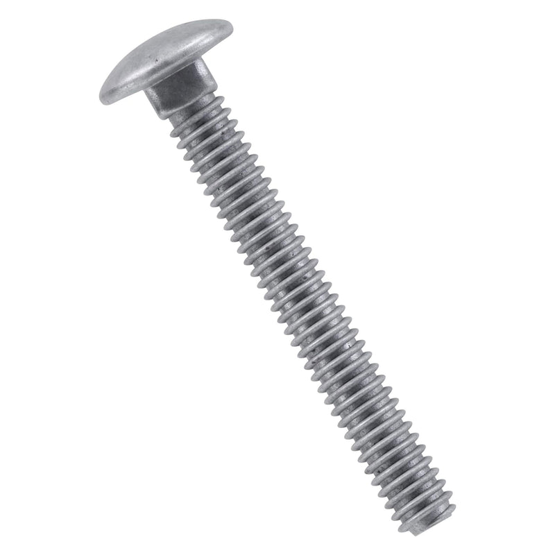 Hillman .5 x 3 Inch Galvanized Carriage Bolts For Wood or Metal Frame, (50 Pack)