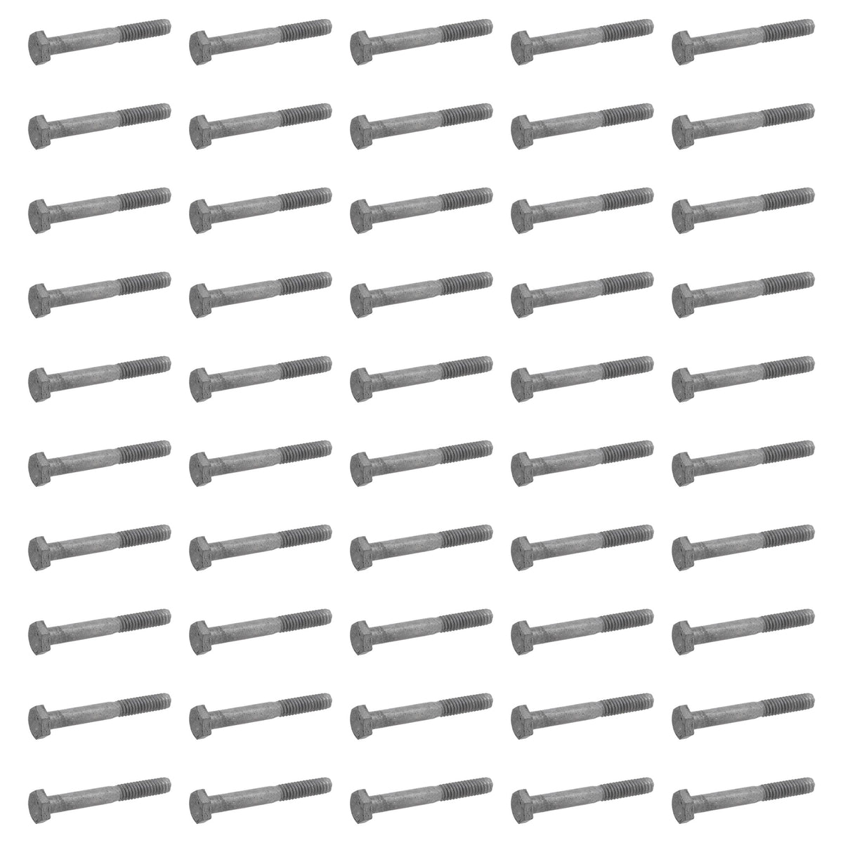 Hillman Galvanized 3/8 x 6" Hex Bolts, Wood to Wood/Metal to Metal (50pk) (Used)