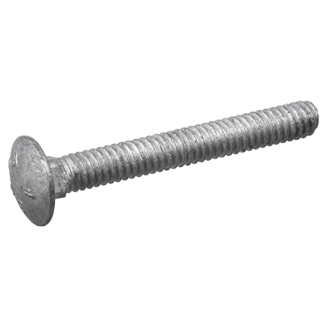 Hillman Galvanized 1/4 x 4 Inch Carriage Bolts for Wood/Metal Frame, (100 Pack)