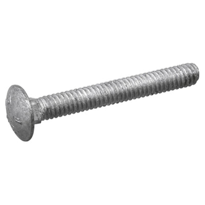Hillman Galvanized 1/4 x 4" Carriage Bolts for Wood/Metal, (100pk) (Open Box)
