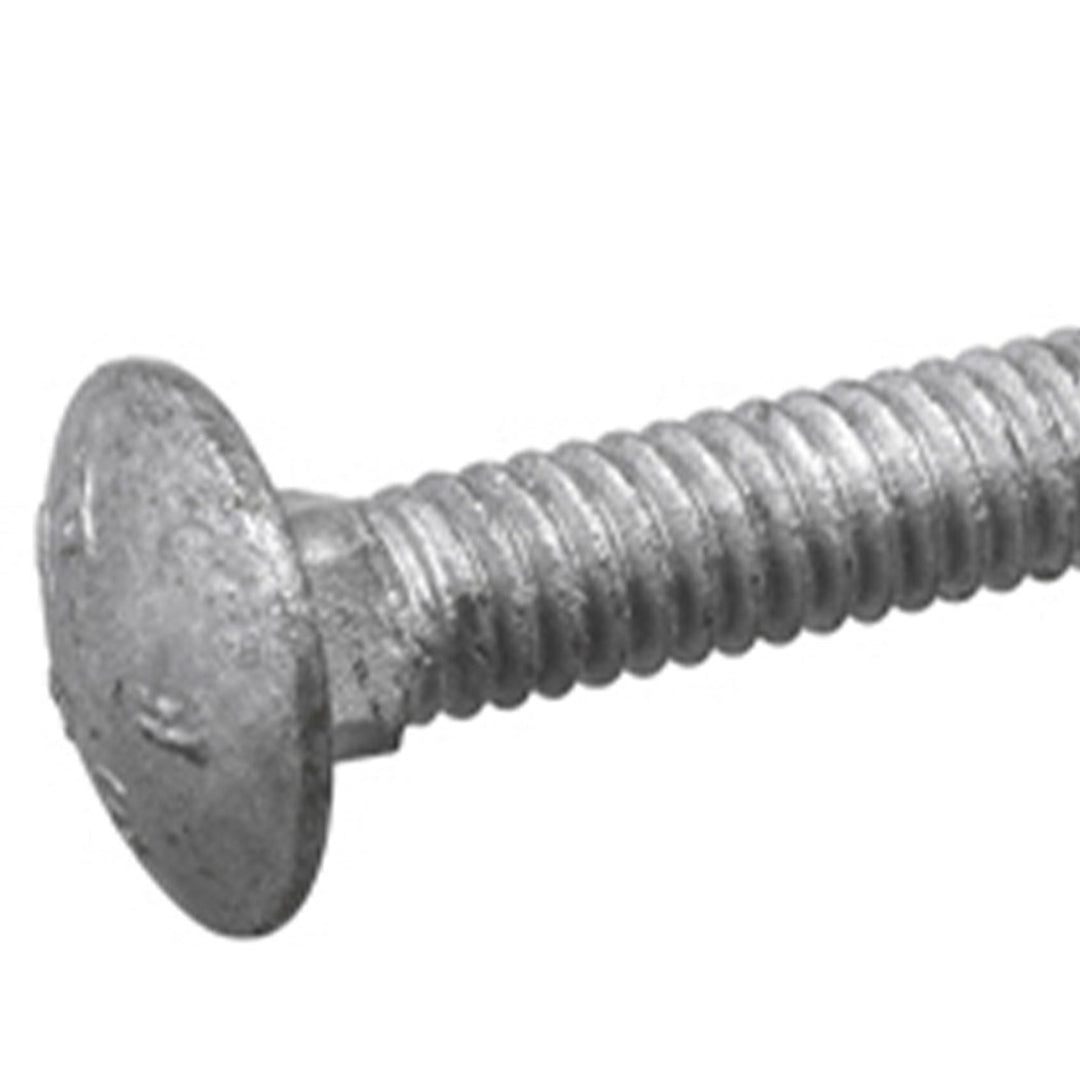 Hillman Galvanized 1/4 x 4" Carriage Bolts for Wood/Metal, (100pk) (Open Box)