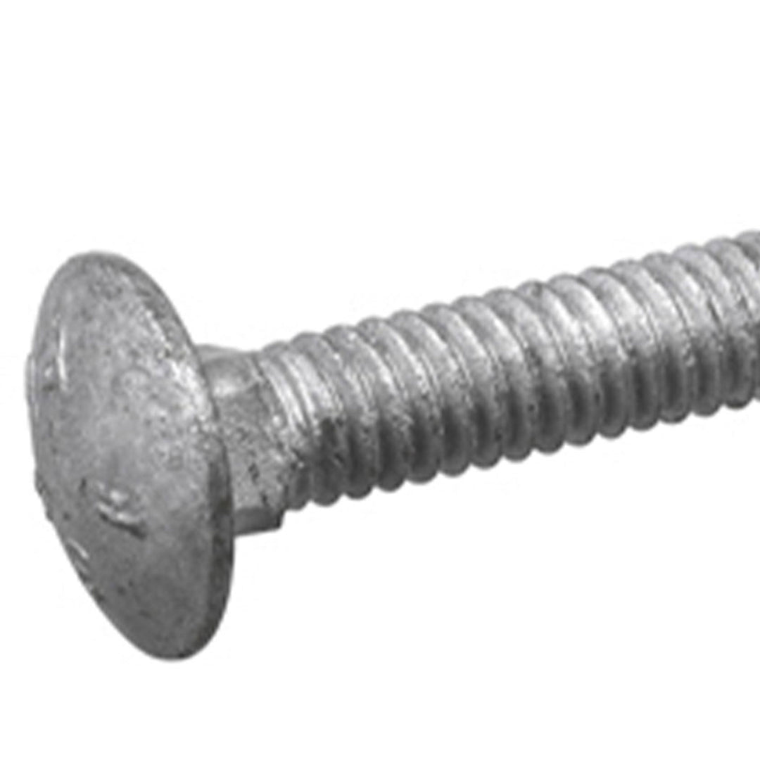 Hillman Galvanized 1/4 x 6 Inch Carriage Bolts for Wood/Metal Frame, (100 Pack)