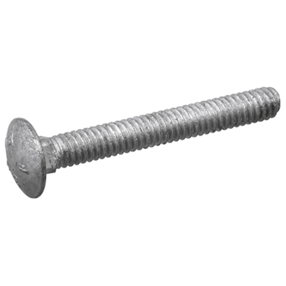 Hillman Galvanized 1/4 x 6 Inch Carriage Bolts for Wood/Metal Frame, (100 Pack)