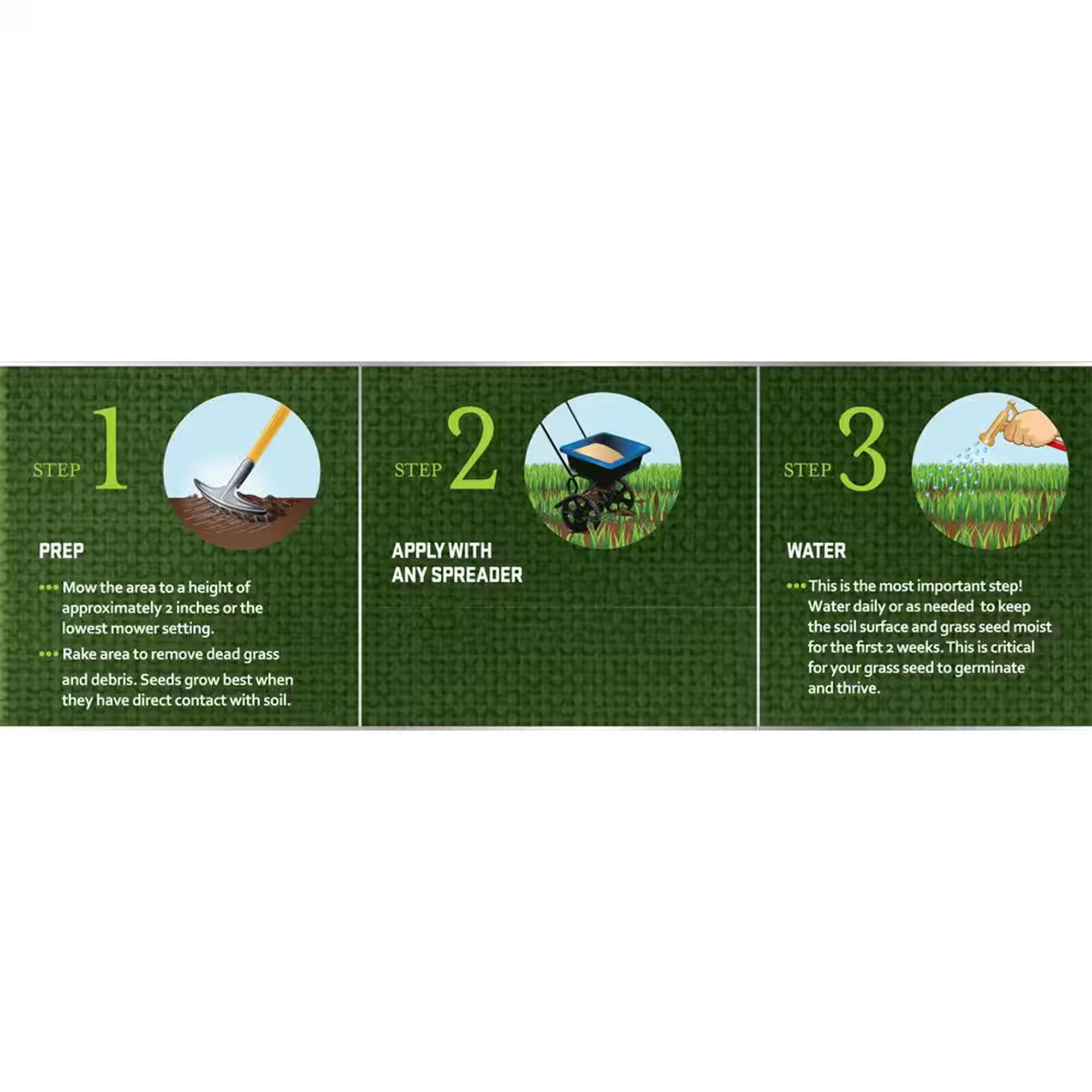 Earth Science 1 Step Sun & Shade Lawn Thickener Seed for Thin Lawns, 12 Pounds - VMInnovations