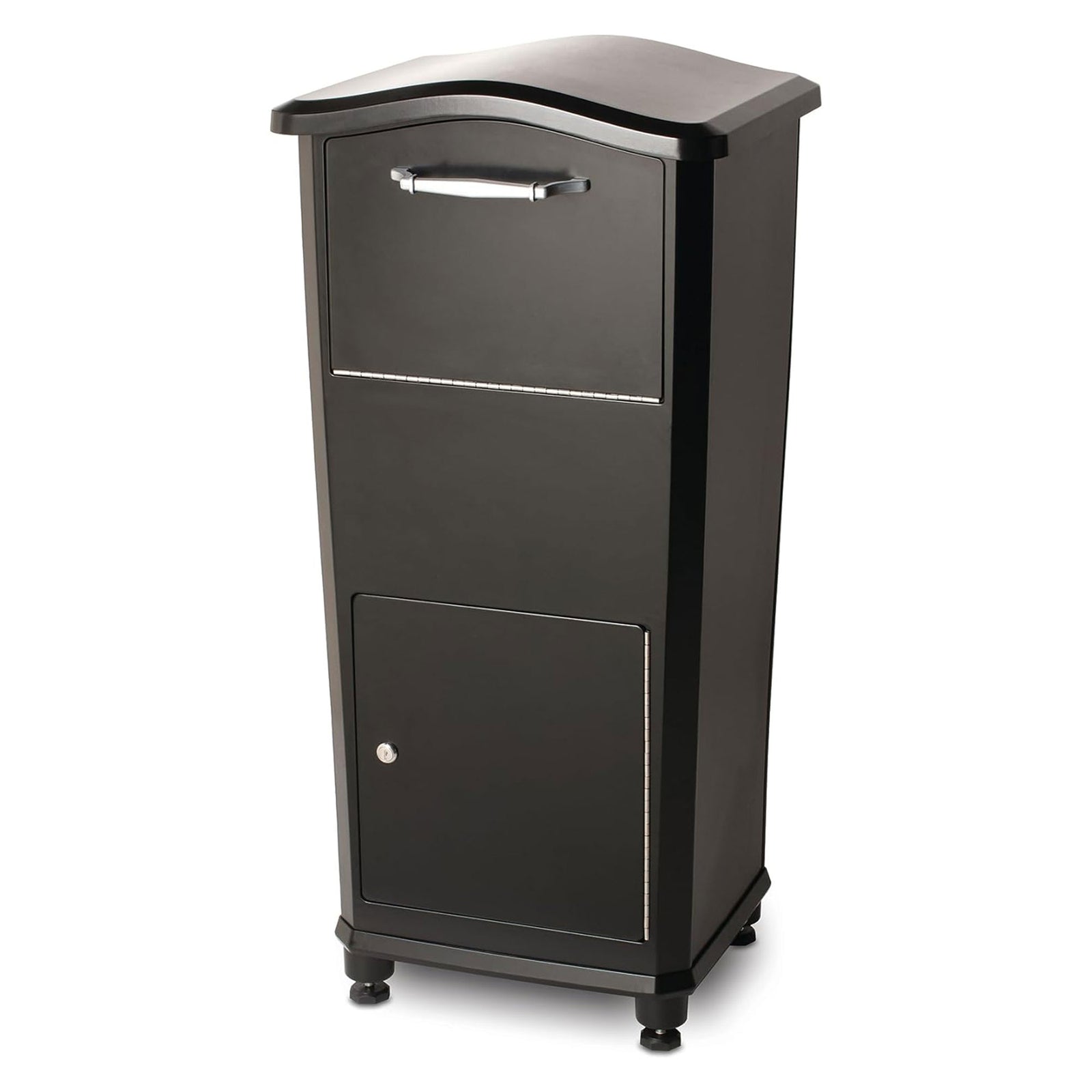 Architectural Mailboxes Cast Aluminum Elephantrunk Parcel Drop Box with Drum - VMInnovations