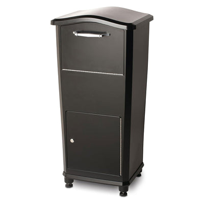 Architectural Mailboxes Cast Aluminum Elephantrunk Parcel Drop Box with Drum - VMInnovations