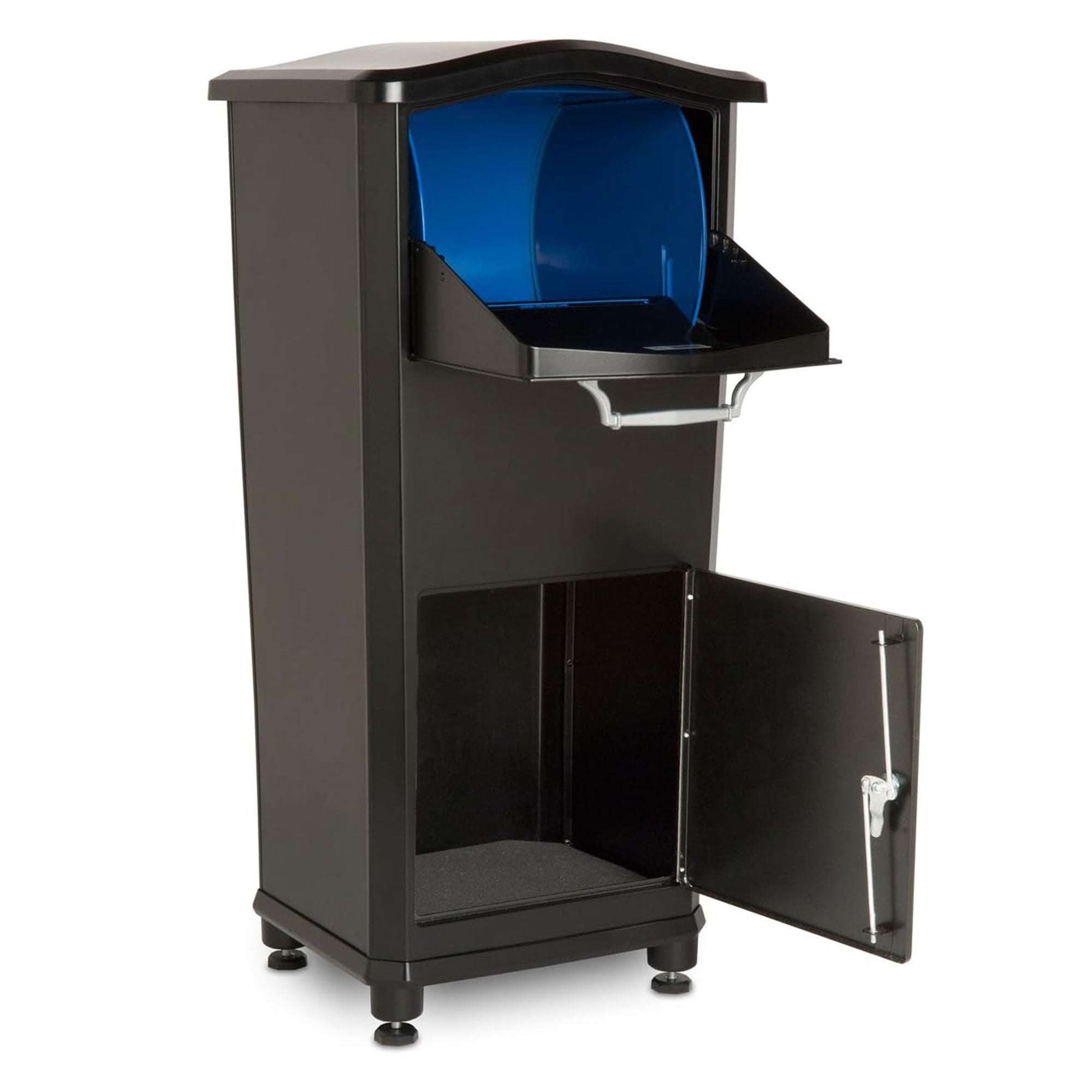 Architectural Mailboxes Cast Aluminum Elephantrunk Parcel Drop Box with Drum - VMInnovations