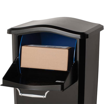Architectural Mailboxes Cast Aluminum Elephantrunk Parcel Drop Box with Drum - VMInnovations