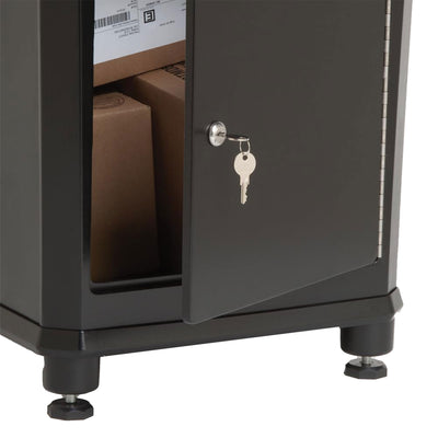Architectural Mailboxes Cast Aluminum Elephantrunk Parcel Drop Box with Drum - VMInnovations