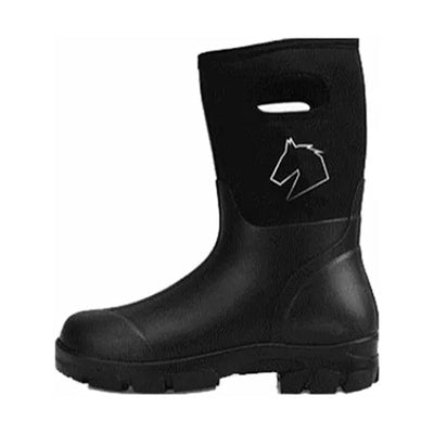 Master Rancher Heavy Duty Work Farm Boots Unisex Men's 10 Women's 12, Black - VMInnovations