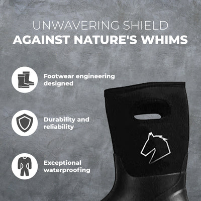 Master Rancher Heavy Duty Work Farm Boots Unisex Men's 11 Women's 13, (Open Box) - VMInnovations