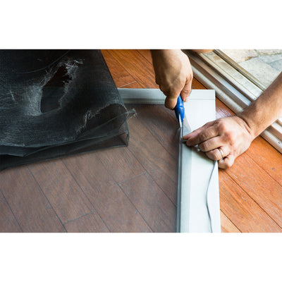 Saint-Gobain Adfors Fiberglass Window Screen for Home Improvement, Charcoal - VMInnovations
