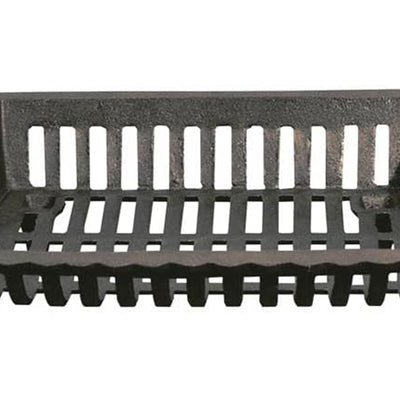 Panacea 18 Inch Cast Iron Fireplace Grate for Log Carriers and Holders(Open Box)