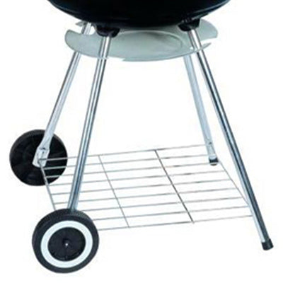 Mr Bar-B-Q Charcoal Kettle Grill 17" Porcelain Coated Fire Bowl, Black(Open Box) - VMInnovations