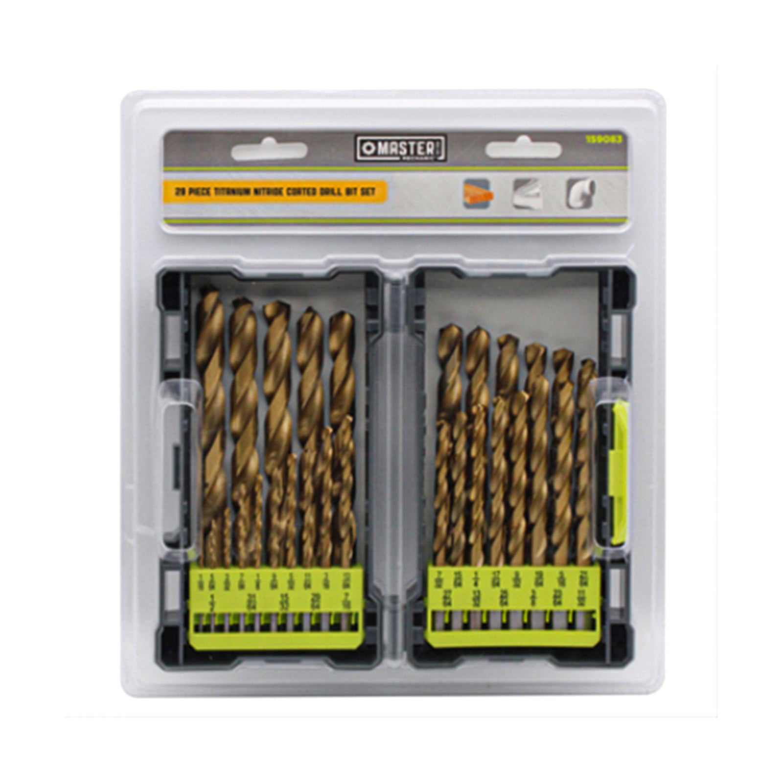 Master Mechanic 29 Piece Quick Change Titanium Coated Bit Set for Home Tools - VMInnovations