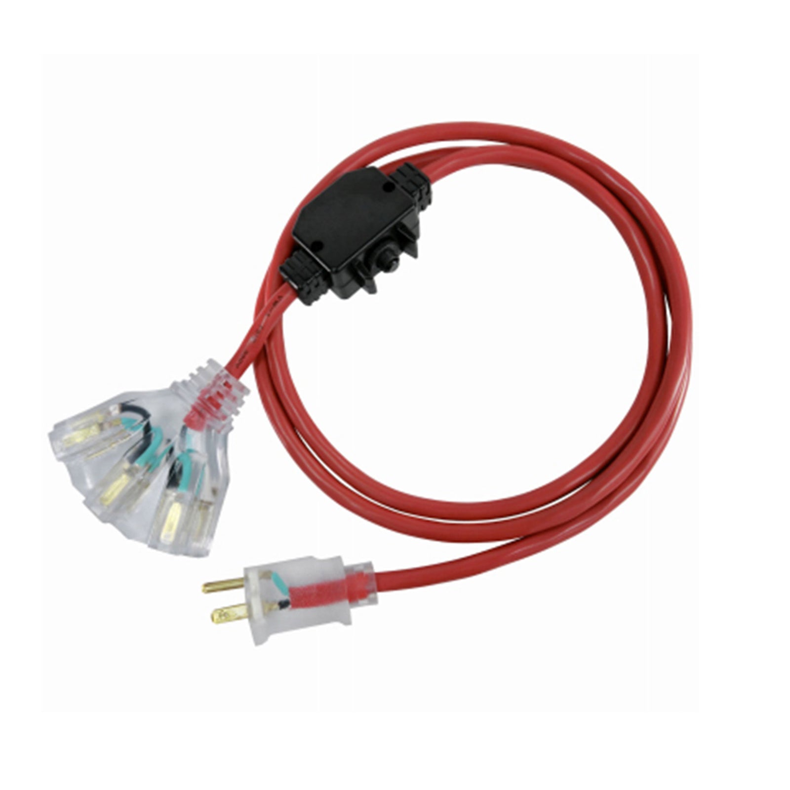Master Electrician 25 Feet Outdoor Extension Cord with Inline Circuit Breaker - VMInnovations