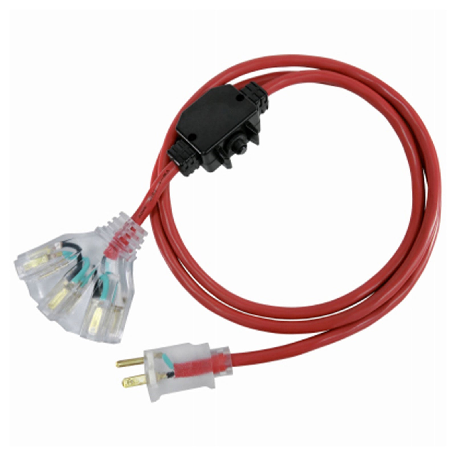Master Electrician 50 Feet Outdoor Extension Cord with Inline Circuit Breaker - VMInnovations
