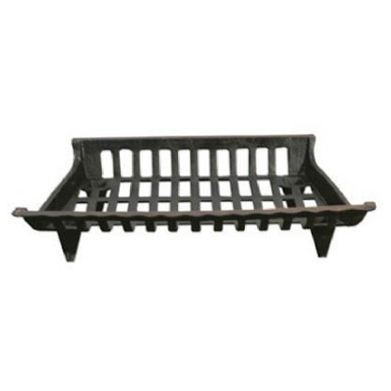 Panacea 24 Inch Cast Iron Fireplace Grate for Fireplace Log Carriers and Holders