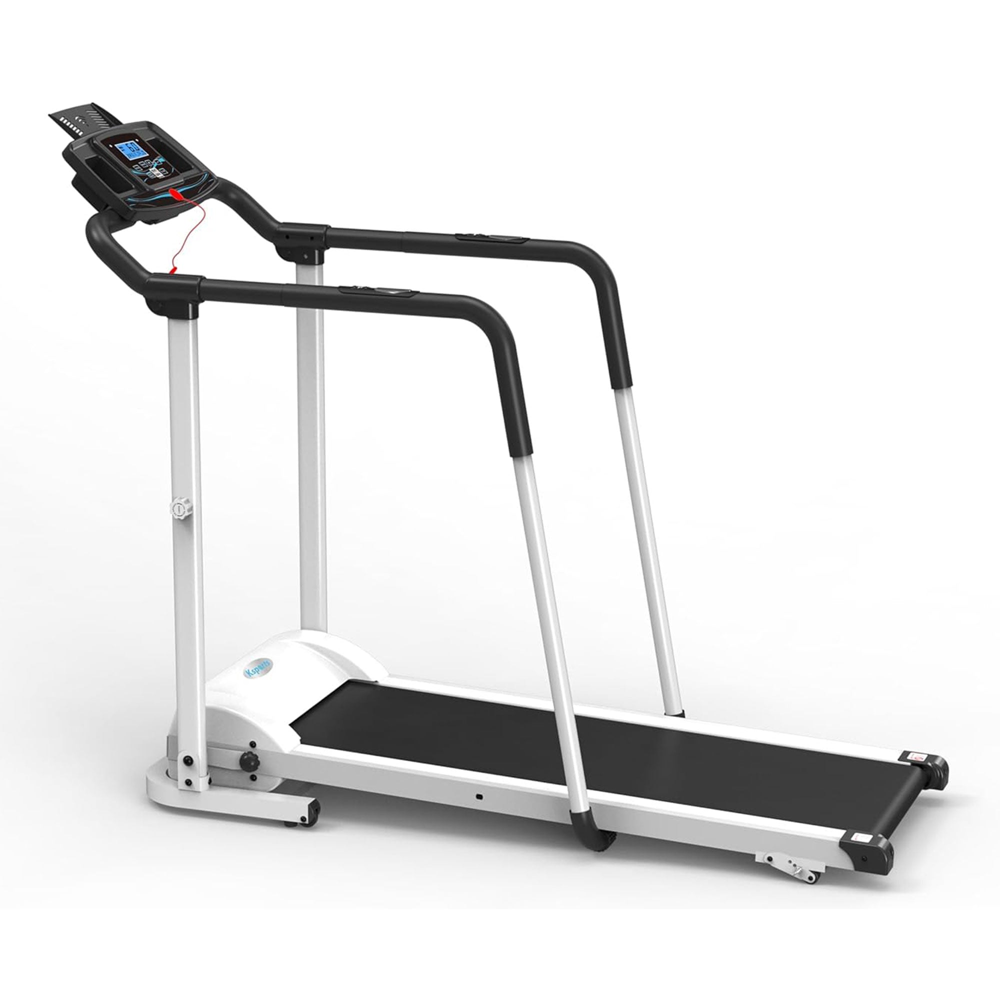 Ksports Advanced Rehab Treadmill 2.25 Horsepower Motor, Bluetooth Kinomap, White - VMInnovations
