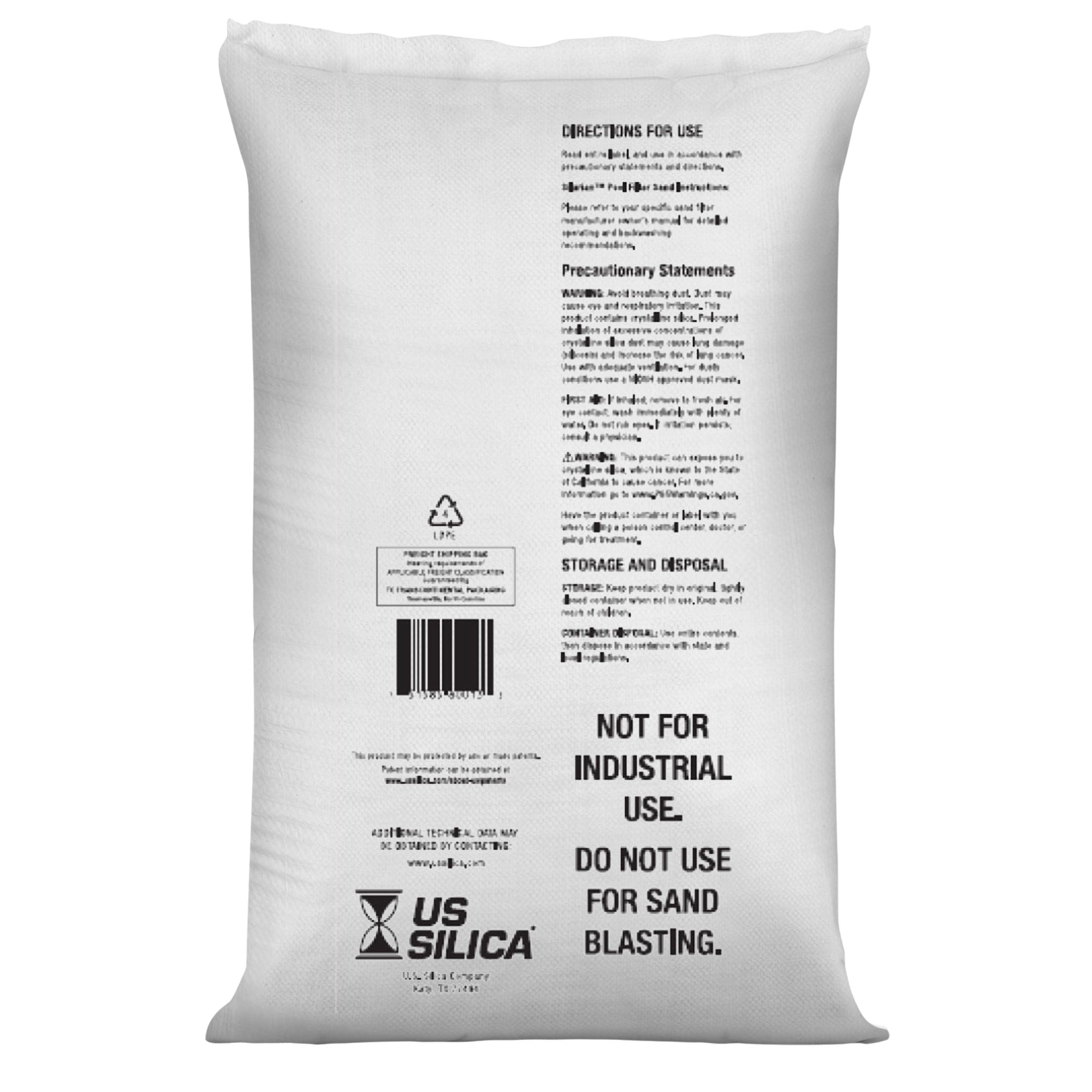 U.S. Silica SILURIAN 20 Grade Pool Filter Sand & Funsicle 12" Sand Filter Pump