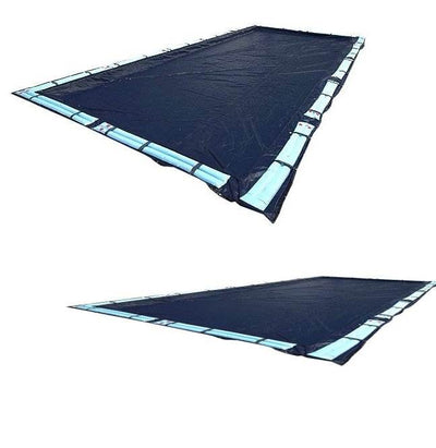 2) New Swimline 18x36 Dark Blue Winter Rectangular Inground Pool Covers