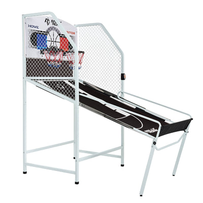 Rally and Roar 2 Player Foldable Arcade Cage Basketball Game w/LED Scorer (Used) - VMInnovations