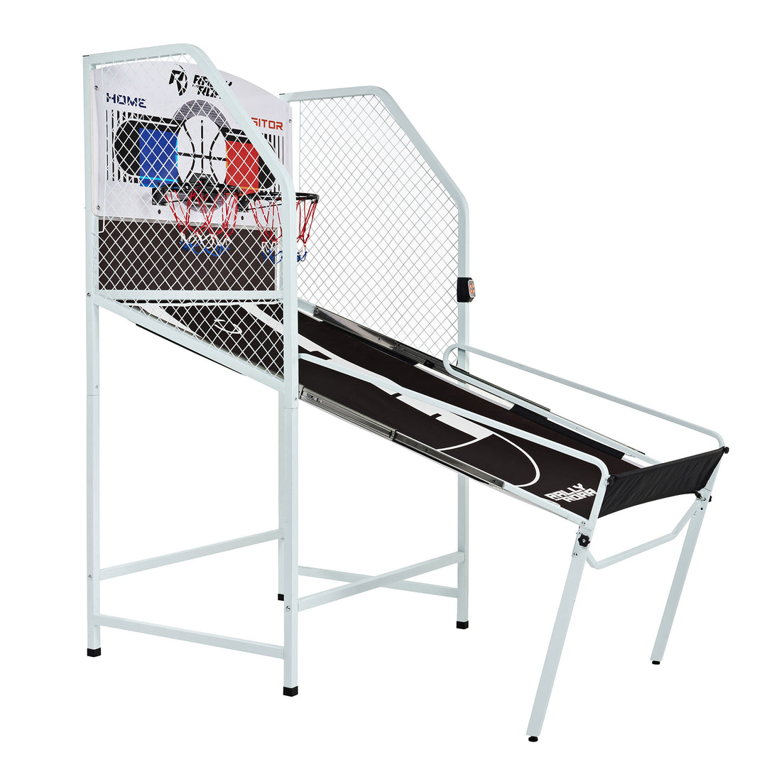 Rally and Roar 2 Player Foldable Arcade Cage Basketball Game (Open Box)