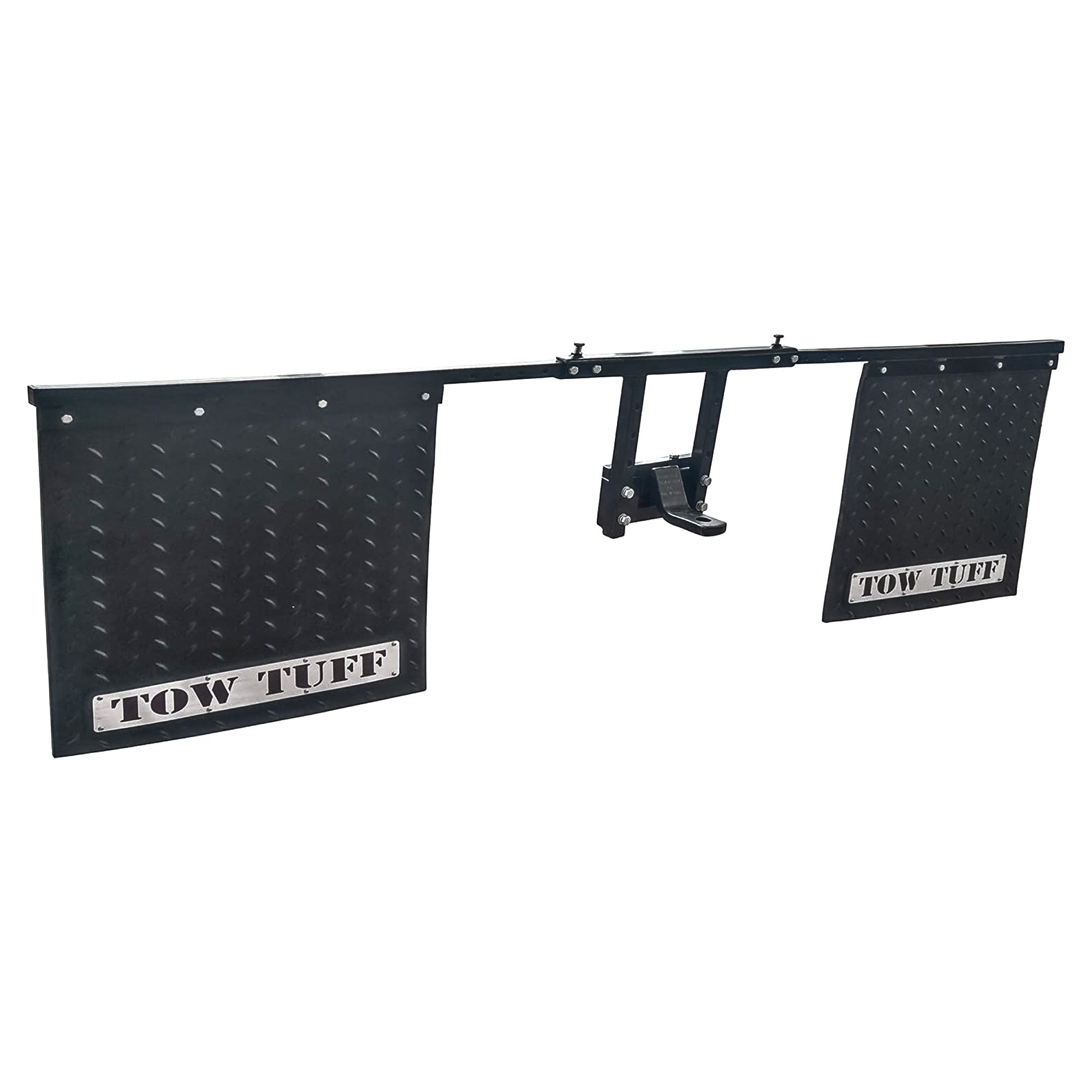 Tow Tuff Universal Adjustable Mud Flaps, Works w/2.5” Receiver Hitches(Open Box) - VMInnovations