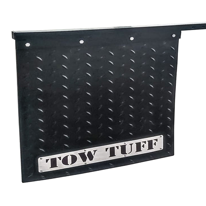 Tow Tuff Universal Mounts Adjustable Mud Flaps, Works with 2.5” Receiver Hitches