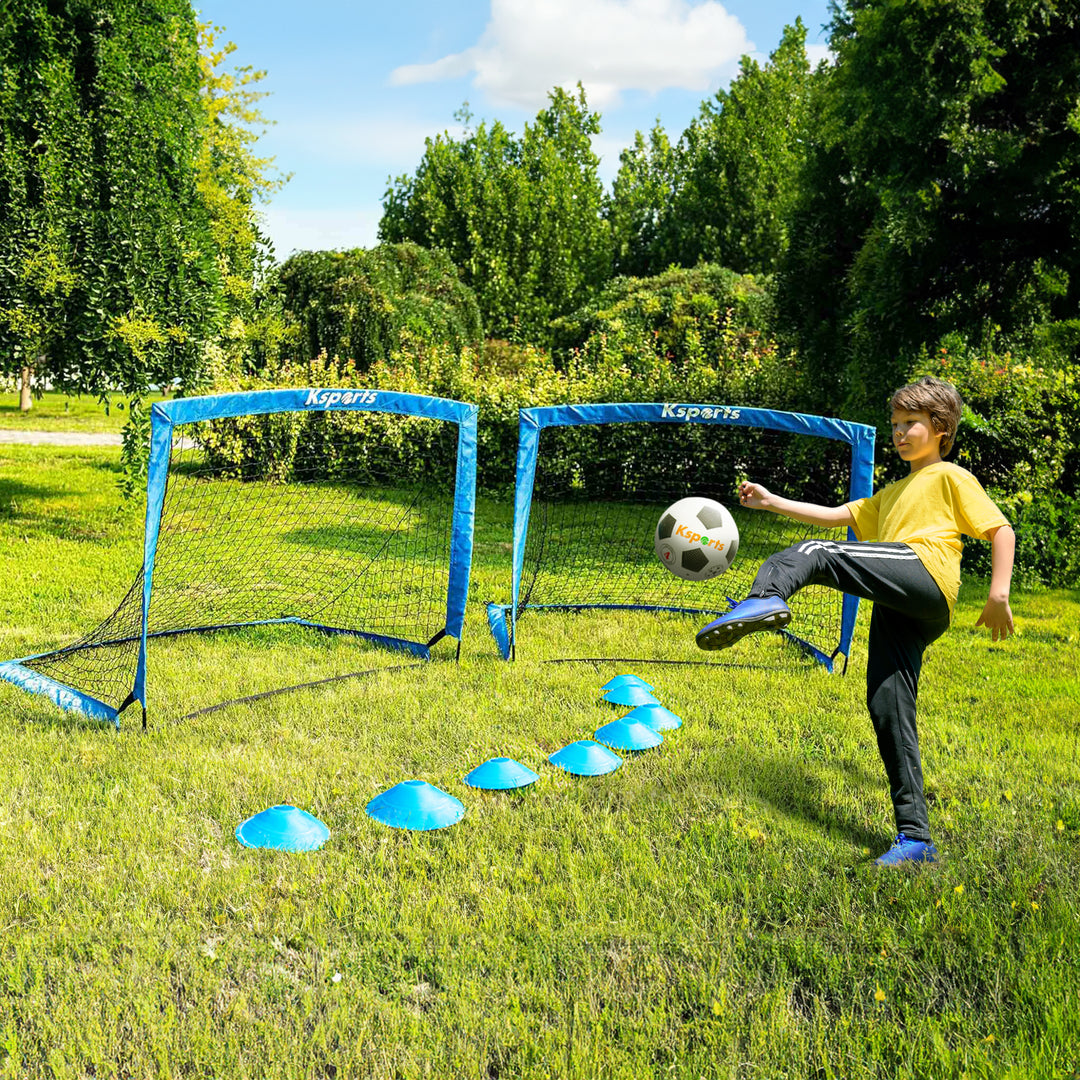 Ksports Squad Outdoor Portable Soccer Goal Set Kids Training Equipment(Open Box) - VMInnovations