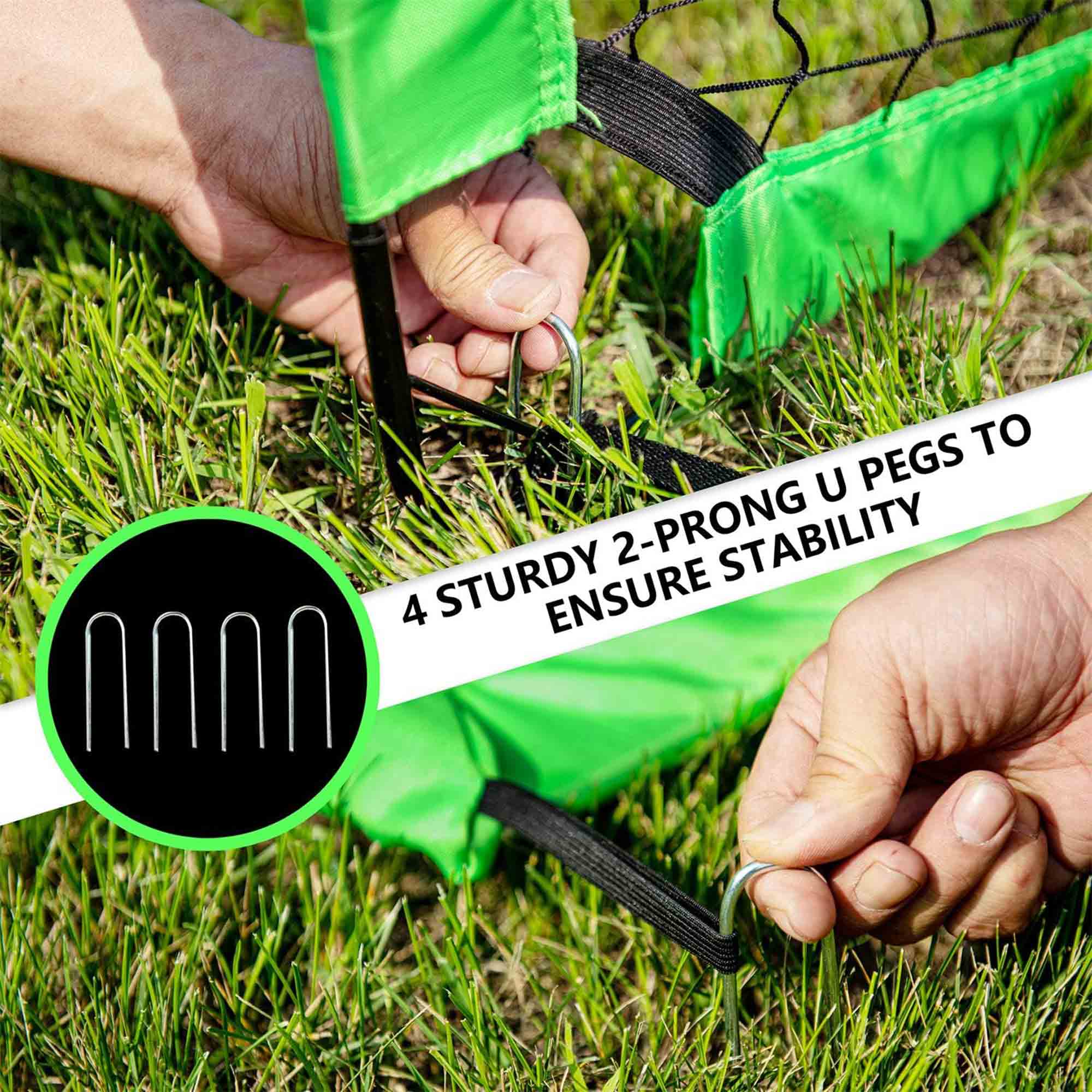 Ksports Outdoor Portable Soccer Goal Set Kids Training Equipment, 4x3'(Open Box) - VMInnovations