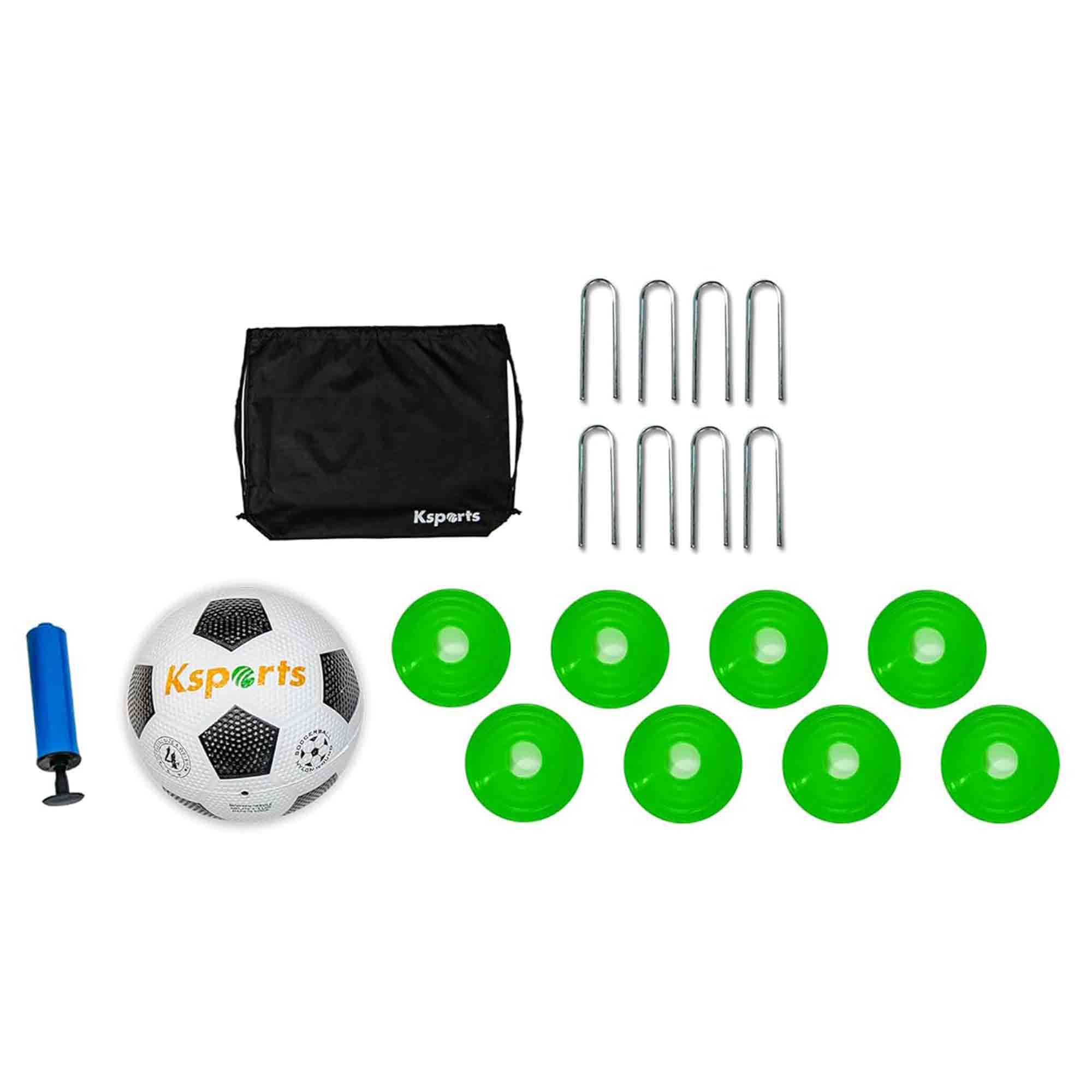 Ksports Outdoor Portable Soccer Goal Set Kids Training Equipment, 4x3'(Open Box) - VMInnovations