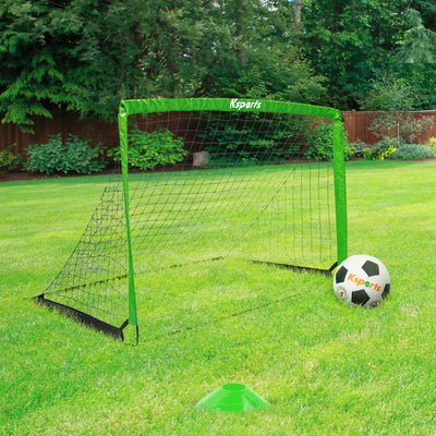 Ksports Squad Outdoor Portable Soccer Goal Set Kids Training Equipment, 4 x 3'