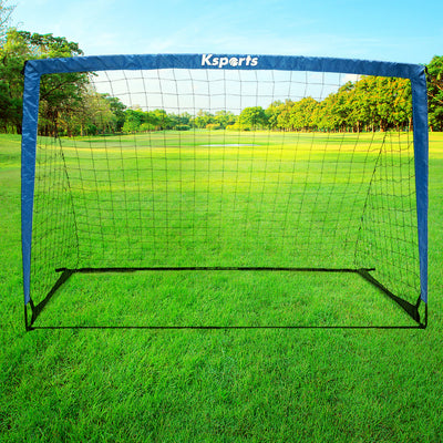 Ksports Squad Outdoor Portable Soccer Goal Set Kids Training Equipment, 6' x 4'