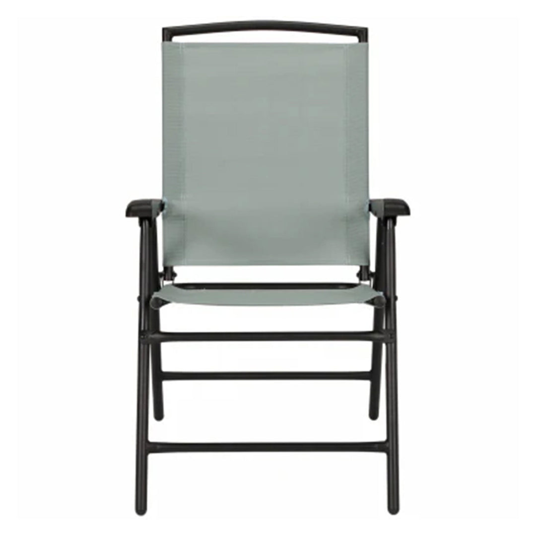 Four Seasons Courtyard Sunny Isles Outdoor Folding Lounge Chairs, 4 Pack, Green