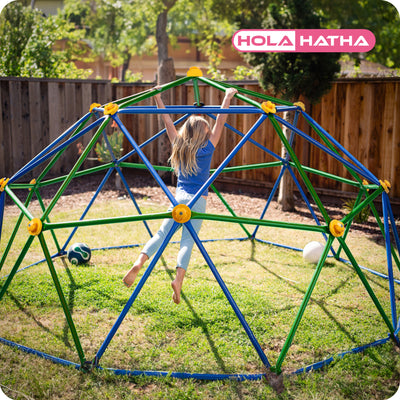 HolaHatha Dome Playground Climber for Kids, 440 Pound Capacity (For Parts) - VMInnovations