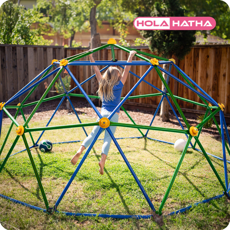 HolaHatha Dome Playground Climber for Kids Outdoor Play, 440 Pound Capacity