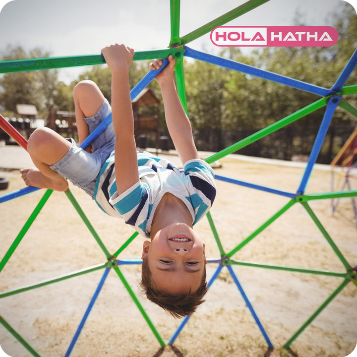 HolaHatha Dome Playground Climber for Kids, 440 Pound Capacity (For Parts)